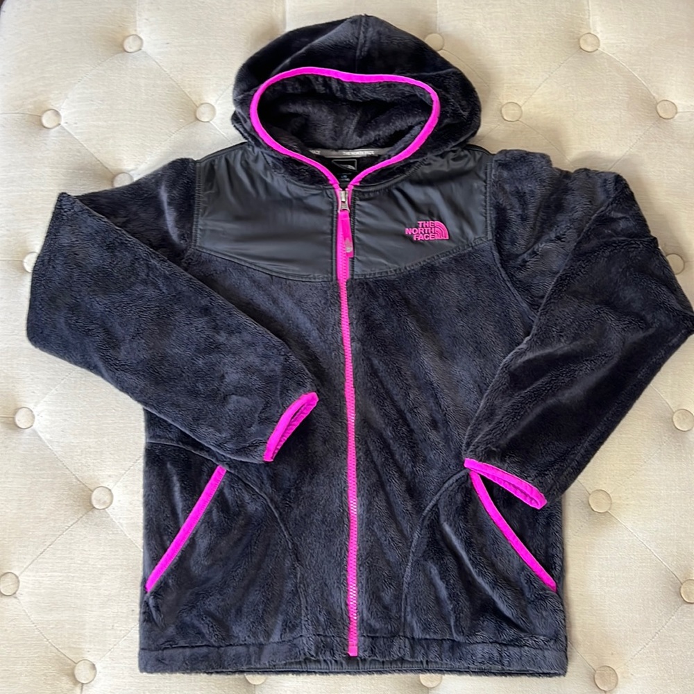 The North Face girl hooded fleece jacket